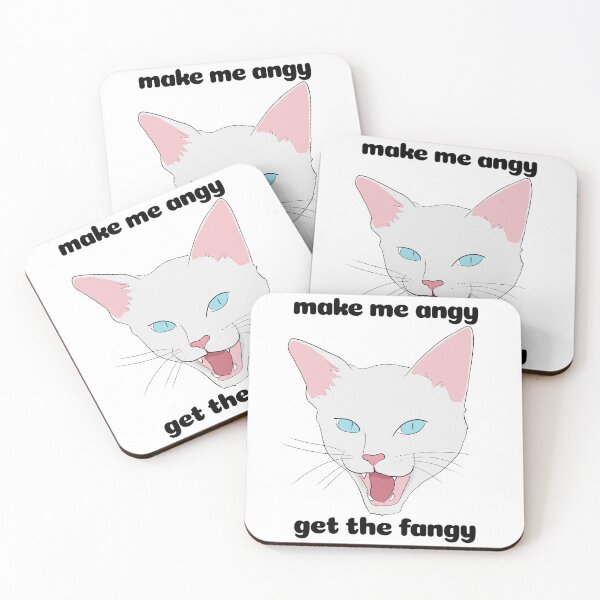 Item preview, Make Me Angy, Get the Fangy - Cat designed and sold by rornelson.