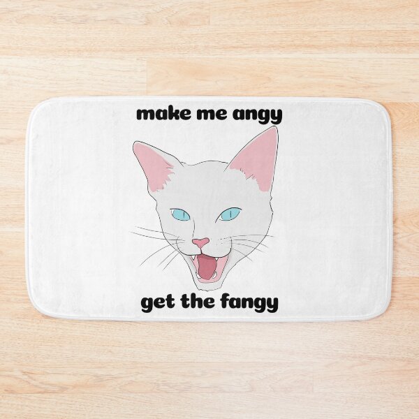 Item preview, Make Me Angy, Get the Fangy - Cat designed and sold by rornelson.