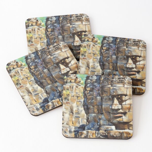 Item preview, The Faces of Bayon Temple, Cambodia  designed and sold by The Wandering Bookworm.