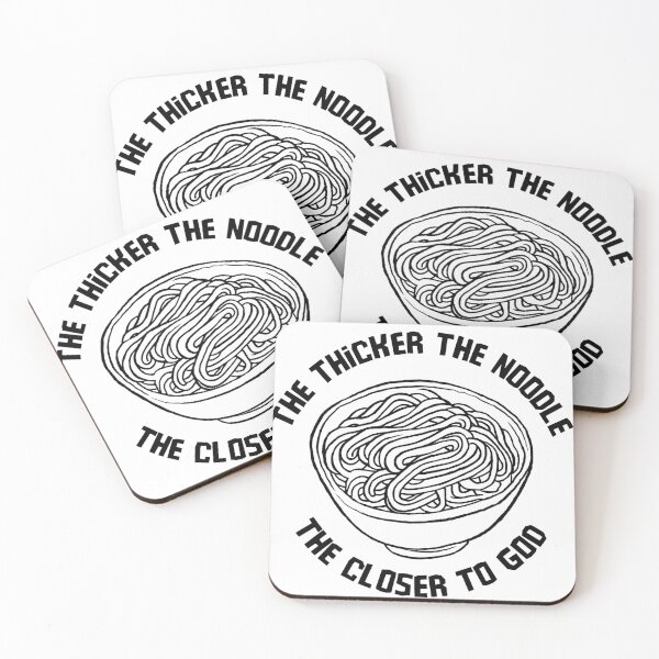Item preview, The thicker the noodle, the closer to God designed and sold by flirtyandsturdy.