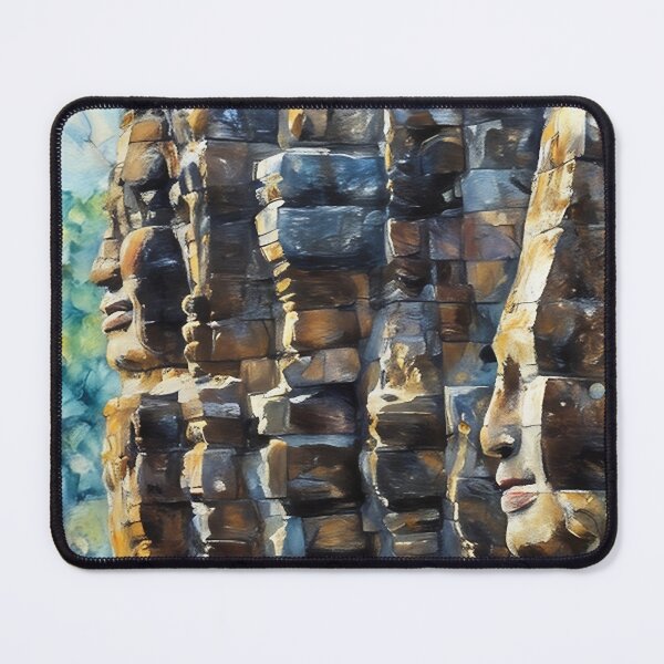 Item preview, Faces at Bayon Temple, Cambodia designed and sold by The Wandering Bookworm.