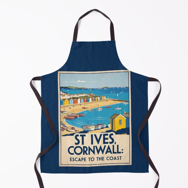 Item preview, A Vintage Travel Art of St Ives - Cornwall - England designed and sold by GoodOldVintage.