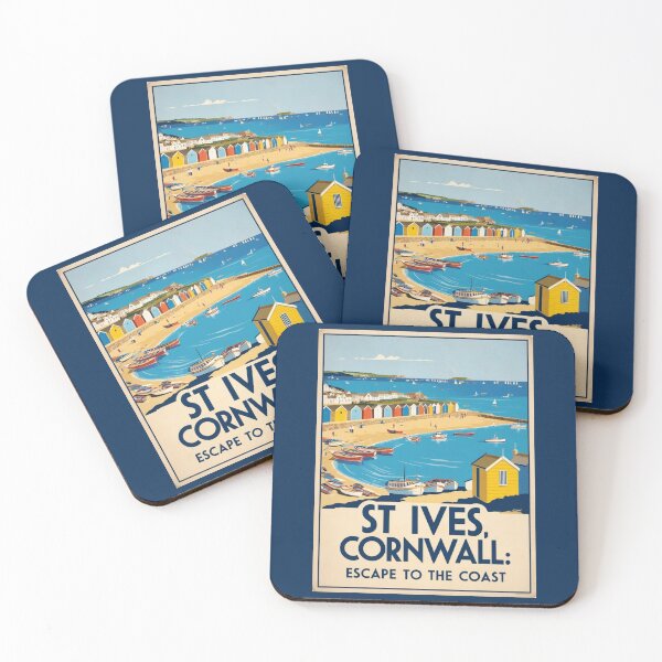 Item preview, A Vintage Travel Art of St Ives - Cornwall - England designed and sold by GoodOldVintage.