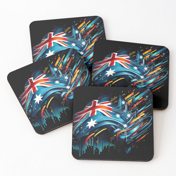 Artikelvorschau, Australische Flagge entworfen und verkauft von maistendencias.