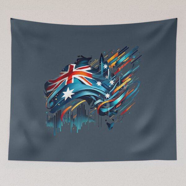 Item preview, Australian Flag designed and sold by maistendencias.