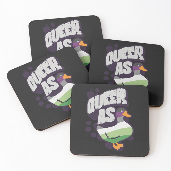 Item preview, Aroace Queer as Duck LGBT Asexual Aromantic Pride Flag designed and sold by Clara Hollins.
