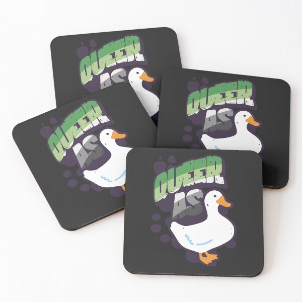 Item preview, Aromantic Queer as Duck LGBT Pride Flag designed and sold by Clara Hollins.