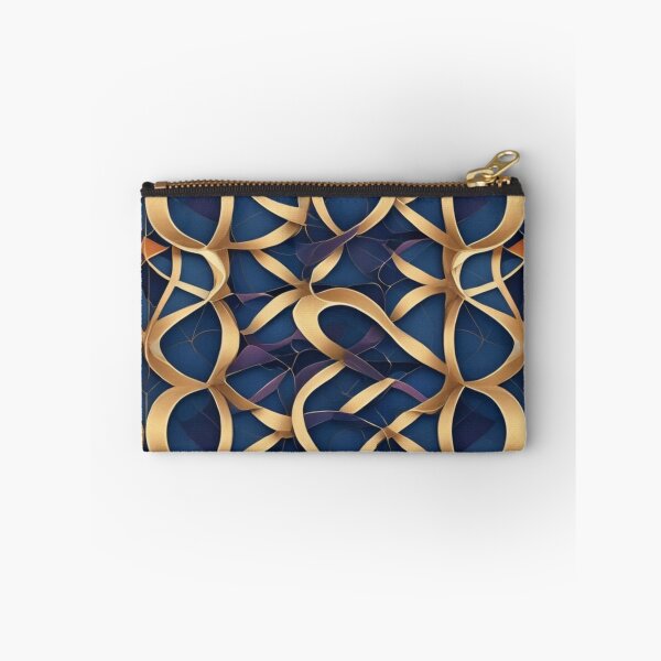 Item preview, Golden Blue Geometric Pattern designed and sold by TondoMeander.