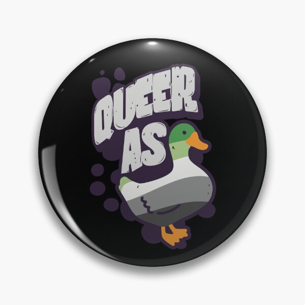Item preview, Aromantic Queer as Duck LGBT Pride Flag designed and sold by Clara Hollins.