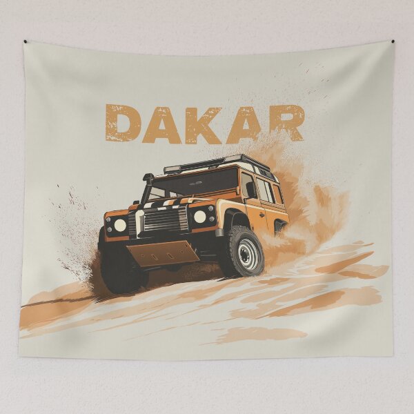 Item preview, D90 Dakar Safari Rallye illustration designed and sold by blackdogshop.