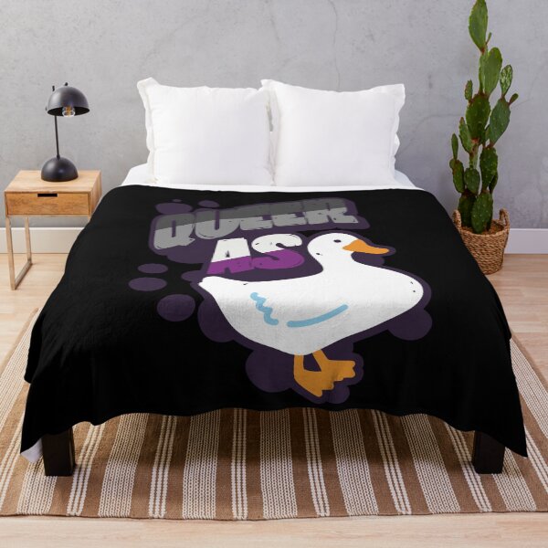 Item preview, Asexual Queer as Duck LGBT Pride Flag designed and sold by Clara Hollins.