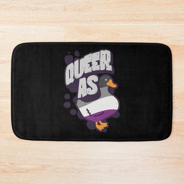 Item preview, Asexual Queer as Duck LGBT Pride Flag designed and sold by Clara Hollins.