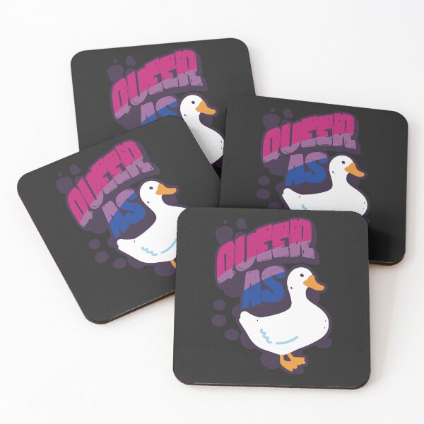 Item preview, Bisexual Queer as Duck LGBT Pride Flag designed and sold by Clara Hollins.