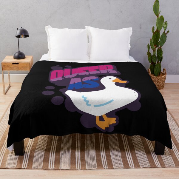 Item preview, Bisexual Queer as Duck LGBT Pride Flag designed and sold by Clara Hollins.