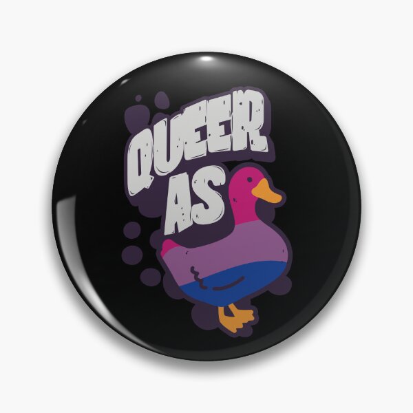Item preview, Bisexual Queer as Duck LGBT Pride Flag designed and sold by Clara Hollins.