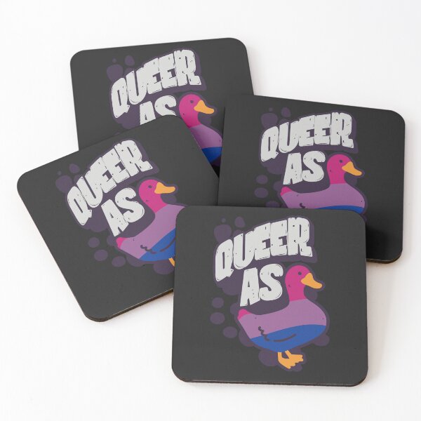 Item preview, Bisexual Queer as Duck LGBT Pride Flag designed and sold by Clara Hollins.