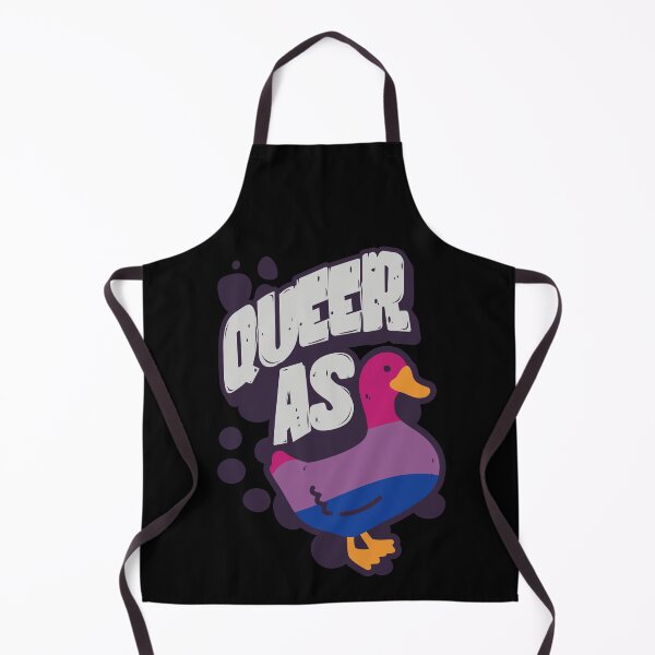 Item preview, Bisexual Queer as Duck LGBT Pride Flag designed and sold by Clara Hollins.