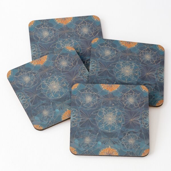 Item preview, Space Atoms Geometric Pattern designed and sold by TondoMeander.