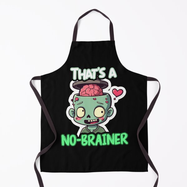 Item preview, That's a no-brainer - Funny Kawaii Zombie designed and sold by SleekVisuals.