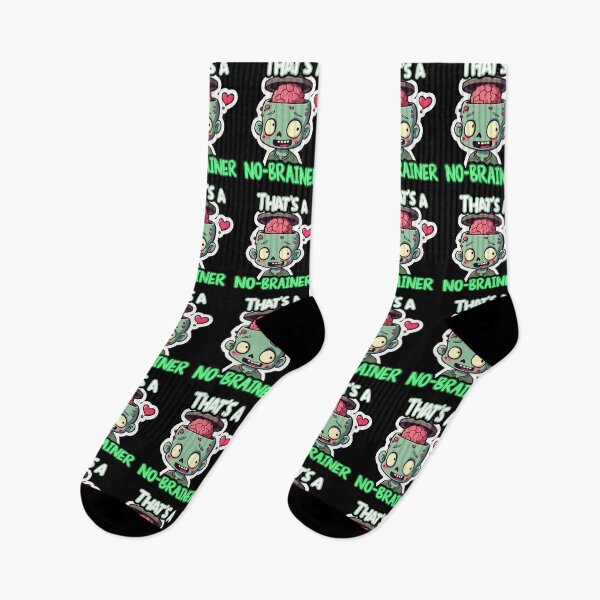 Item preview, That's a no-brainer - Funny Kawaii Zombie designed and sold by SleekVisuals.