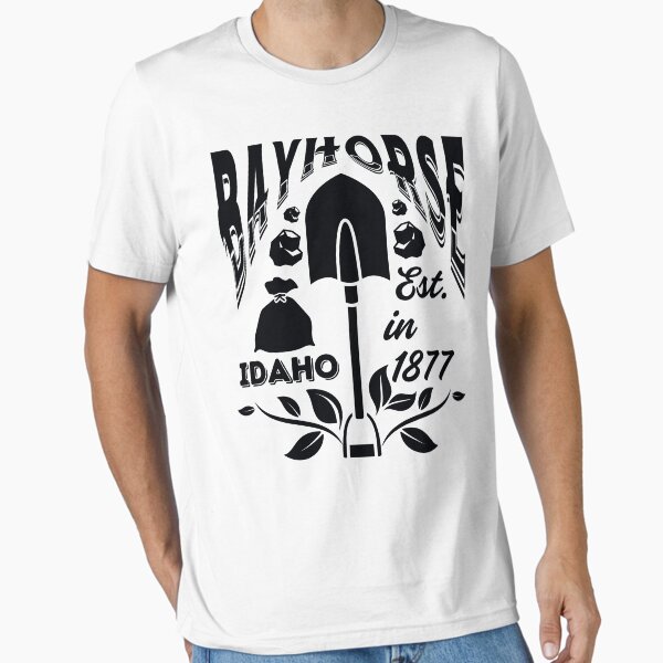Item preview, Vintage-Style Bayhorse Idaho American Historic Mining Town- Black designed and sold by WesternLocales.