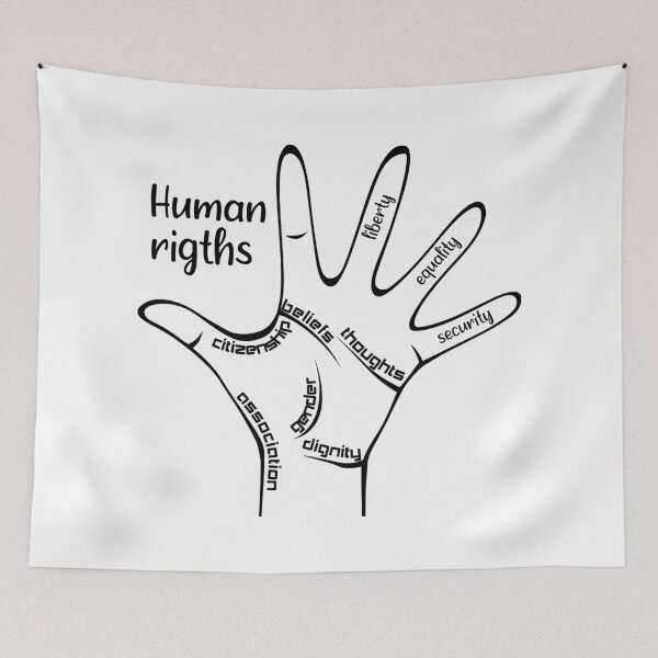 Item preview, Human rights designed and sold by TextPilotFrog.