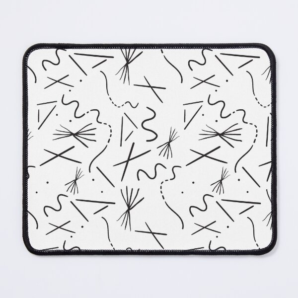 Item preview, line abstract doodle pattern designed and sold by iceang shop.
