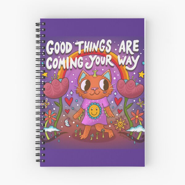 Item preview, Good Things are Coming Your Way Kitty designed and sold by stacystraub.