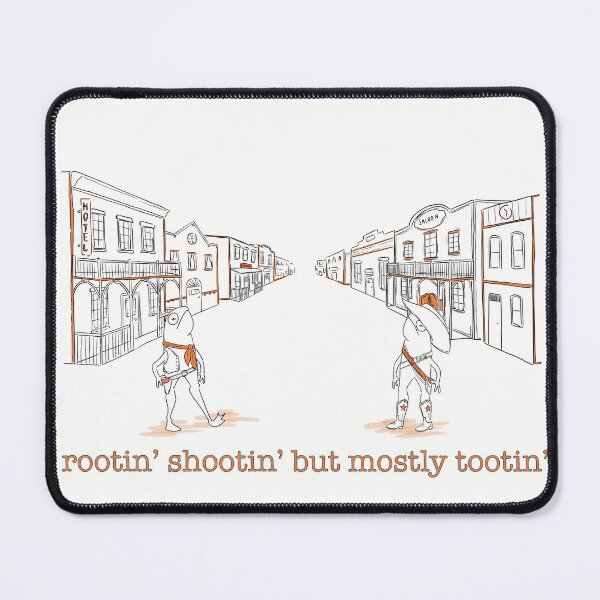 Item preview, rootin' shootin' but mostly tootin' designed and sold by peevedandpeachy.