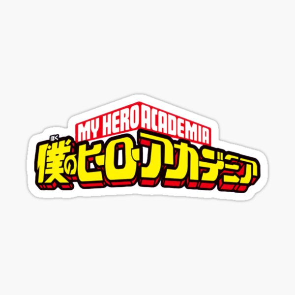 Logo my hero academia Sticker
