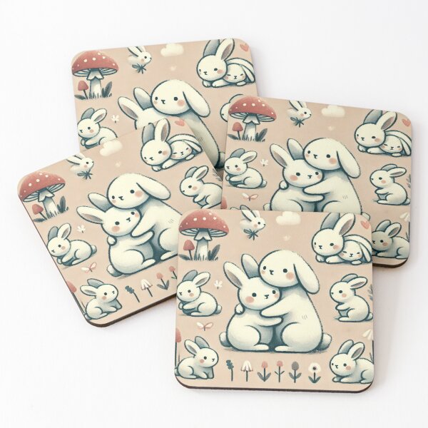 Item preview, Bunny Garden Pattern designed and sold by Dollette Heaven.
