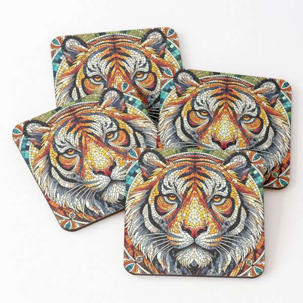 Item preview, Mosaic Tiger designed and sold by Nalis76.