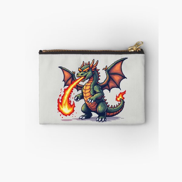 Item preview, Pixel Dragon: Fire Breathing Fury designed and sold by Jollys-ArtShop.