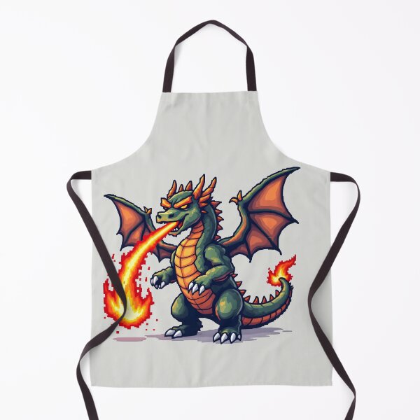 Item preview, Pixel Dragon: Fire Breathing Fury designed and sold by Jollys-ArtShop.
