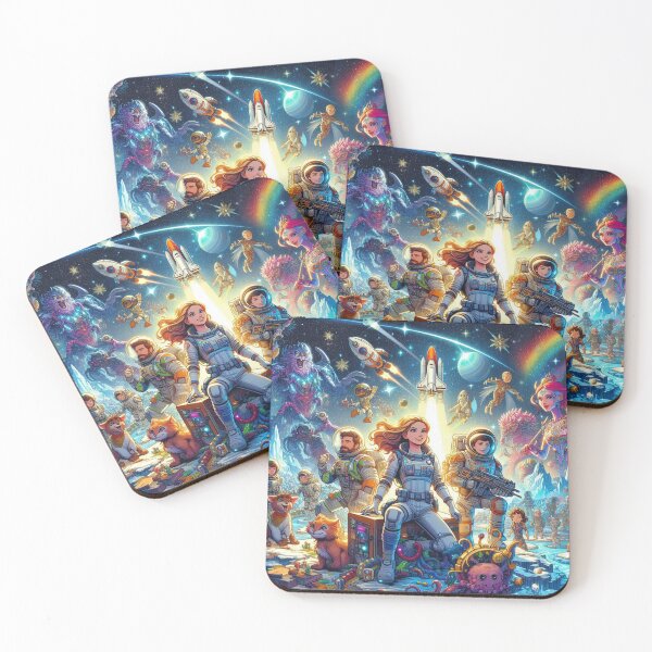 Item preview, Epic Space Adventure - Brave Astronauts  designed and sold by WyckedLynn.