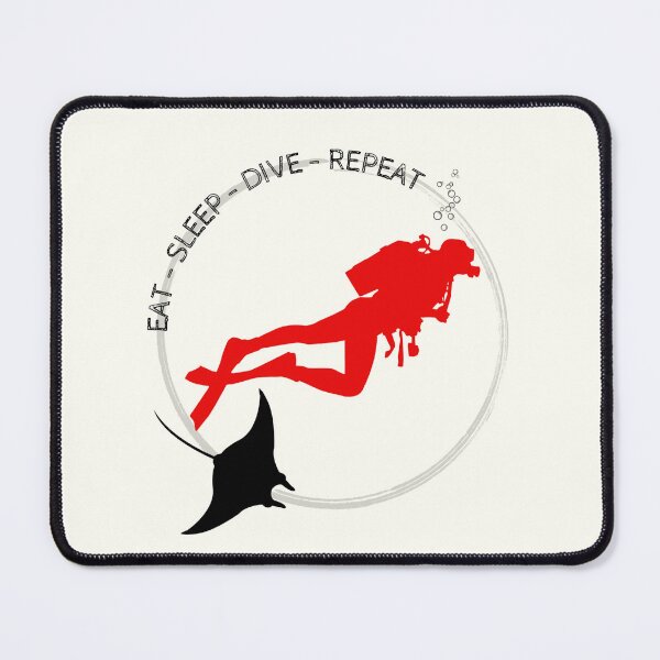 Item preview, Eat Sleep Dive Repeat designed and sold by The Wandering Bookworm.