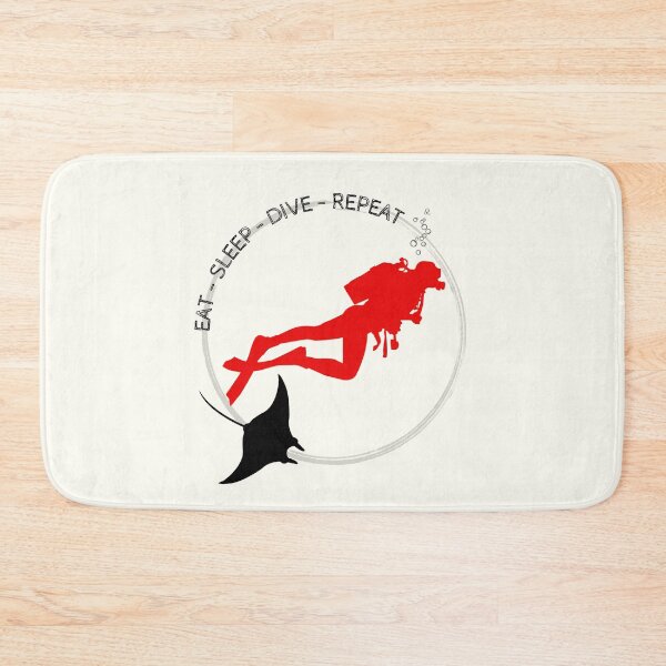 Item preview, Eat Sleep Dive Repeat designed and sold by The Wandering Bookworm.
