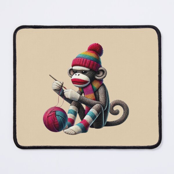 Item preview, Sock Monkey Needlework designed and sold by Myra365Art.