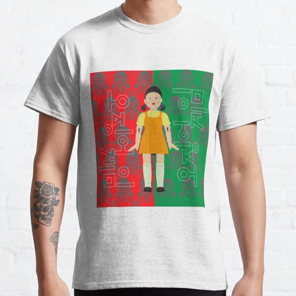 Item preview, Squid Game Red Light Green Doll designed and sold by Checkmate55.