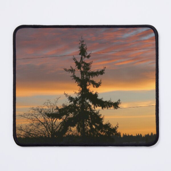 Item preview, A Slice of Bremerton at Dusk Under Altocumulus Clouds designed and sold by jzmurdock.