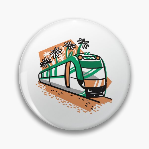 Item preview, Flower Series Train (Perth Western Australia) designed and sold by jasmineberry.
