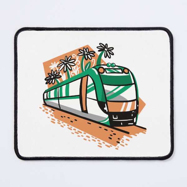 Item preview, Flower Series Train (Perth Western Australia) designed and sold by jasmineberry.