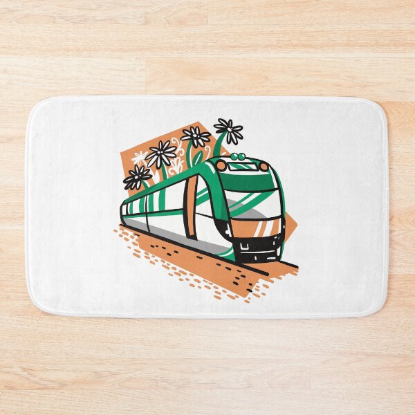 Item preview, Flower Series Train (Perth Western Australia) designed and sold by jasmineberry.