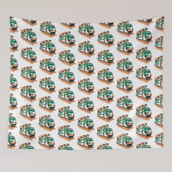 Item preview, Flower Series Train (Perth Western Australia) designed and sold by jasmineberry.