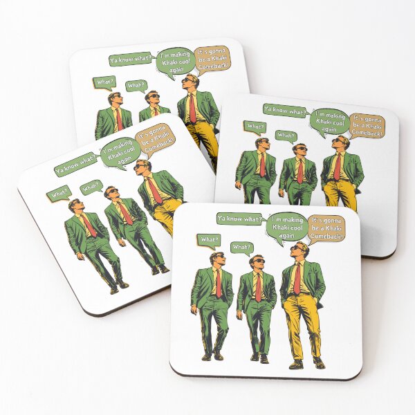 Item preview, KHAKI COMEBACK FUNNY FASHION STATEMENT WALLSTREET MODELS GUYS designed and sold by NikoDeeko.