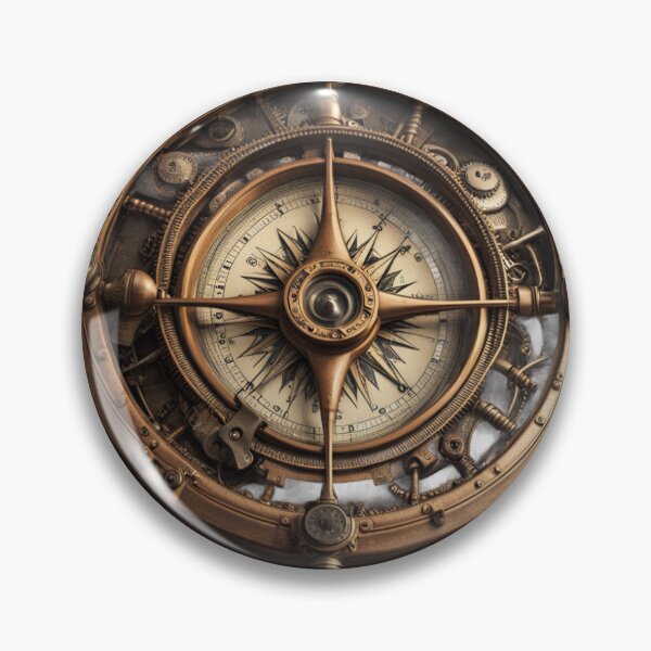 Item preview, Steampunk Compass designed and sold by JL-Maps.