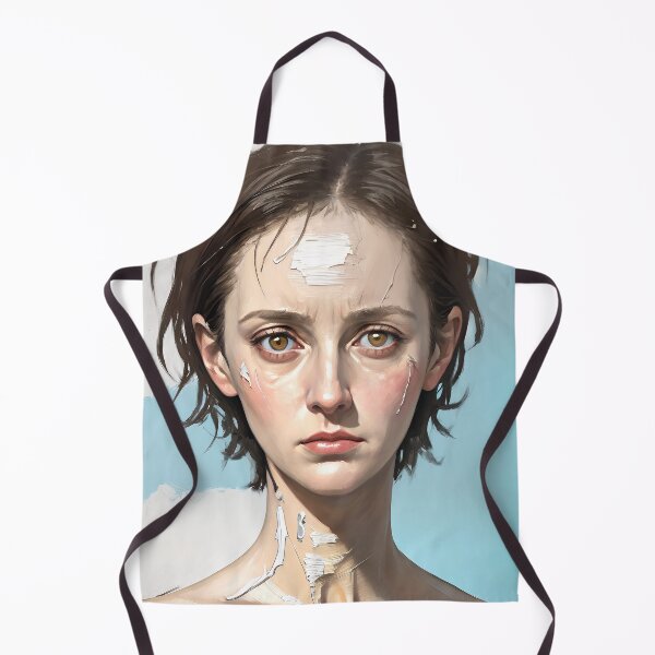 Item preview, Sadness and Sorrow Acrylic Style Portrait Existential Art designed and sold by kakarikihill.