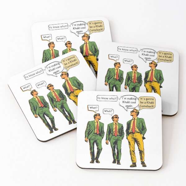 Item preview, KHAKI COMEBACK FUNNY FASHION STATEMENT WALLSTREET MODELS GUYS designed and sold by NikoDeeko.
