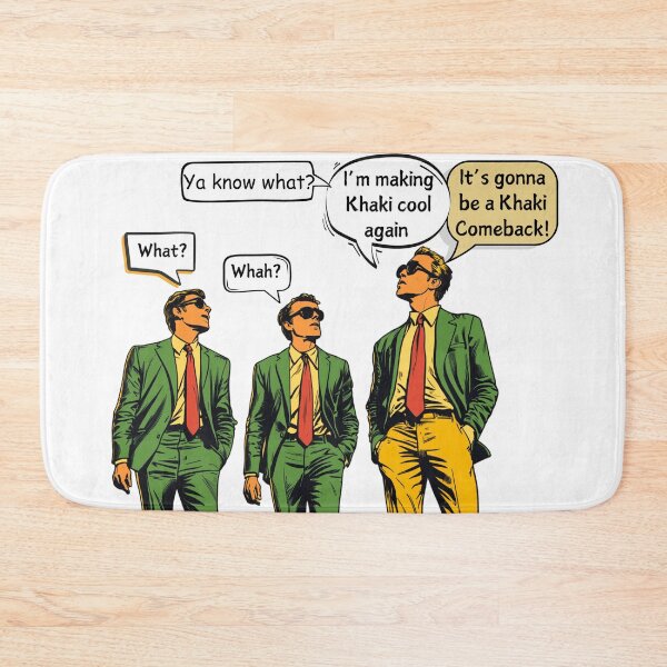 Item preview, KHAKI COMEBACK FUNNY FASHION STATEMENT WALLSTREET MODELS GUYS designed and sold by NikoDeeko.