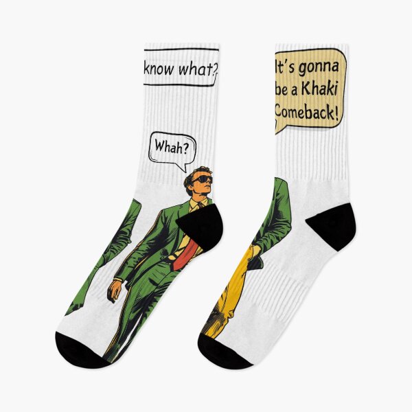 Item preview, KHAKI COMEBACK FUNNY FASHION STATEMENT WALLSTREET MODELS GUYS designed and sold by NikoDeeko.